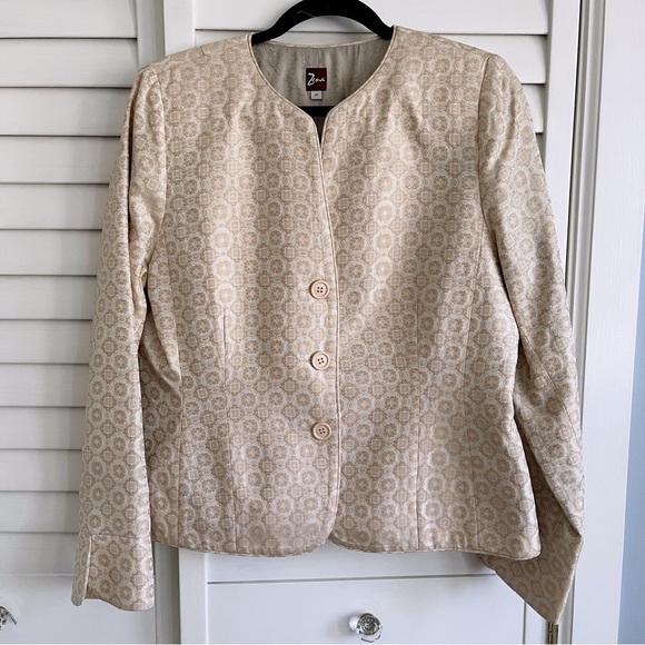 Womens 2 Piece Suit (Collarless Blazer & Pencil skirt) - Picture 3 of 9